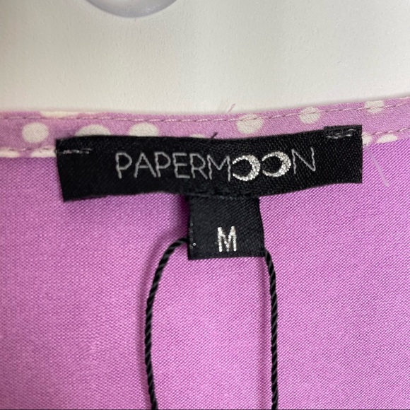 Stitch Fix l Papermoon Reece Three Quarter Sleeve Mixed Material Top, Medium - Picture 2 of 9